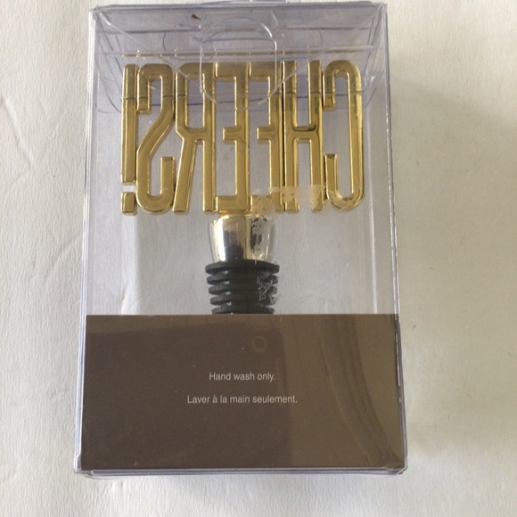PIER ONE CHEERS RHINESTONE BOTTLE STOPPER NWT - Picture 4 of 7